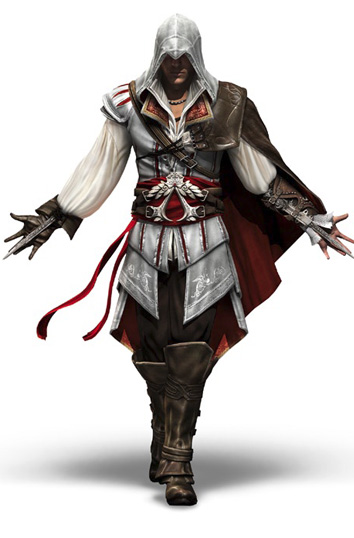 Personagem do game Assassin’s Creed II, da Ubisoft, criado no 3ds Max